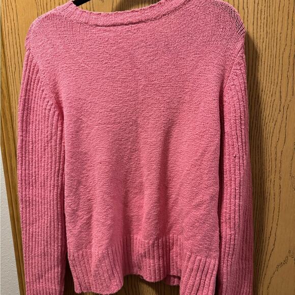 Relativity V-Neck Pink Sweater - Picture 5 of 8